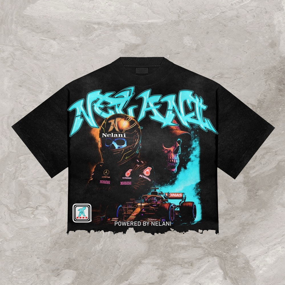 Elan Black Graphic Tee - Short Sleeve